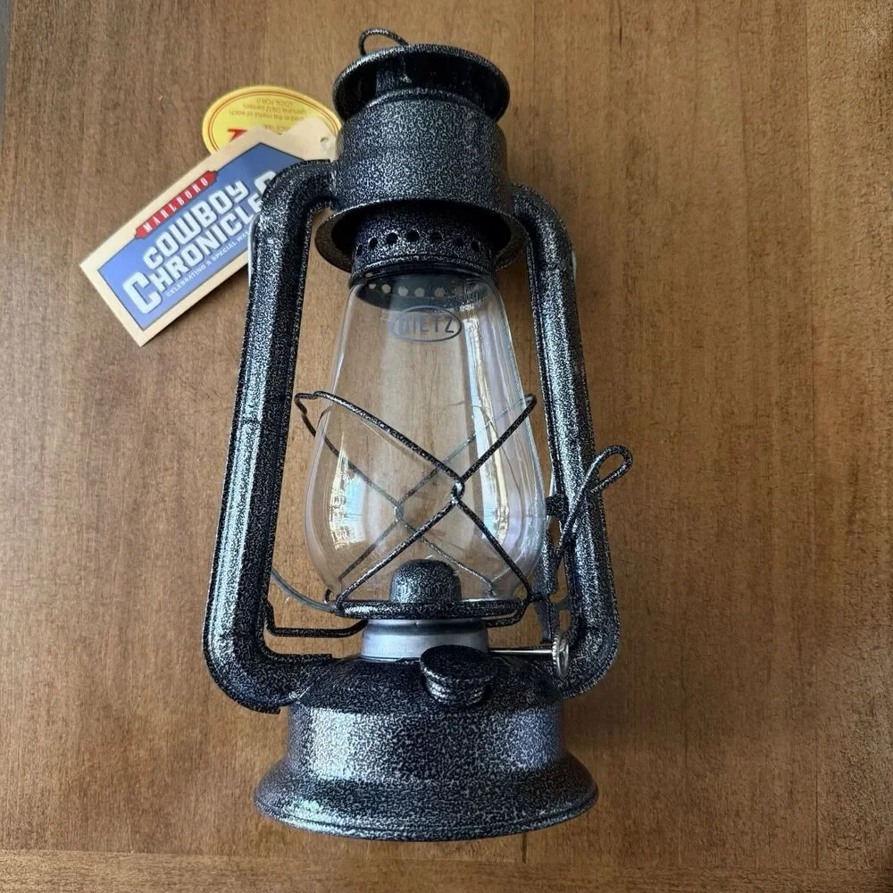Dietz Collectible Kerosene Oil Lantern Marlboro Cowboy Chronicles 12” NIB